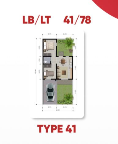 Layout Tipe 41